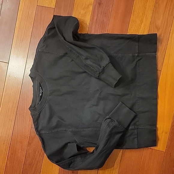 Athleta Farallon Sweatshirt Black Large - Picture 3 of 9